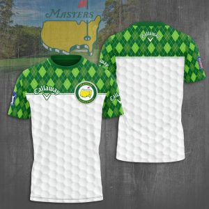 Masters Tournament Callaway Unisex 3D T-Shirt Golf Tee GT3785