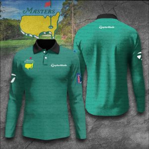 Masters Tournament Taylormade Long Sleeve Polo Shirt Golf Shirt GLP019