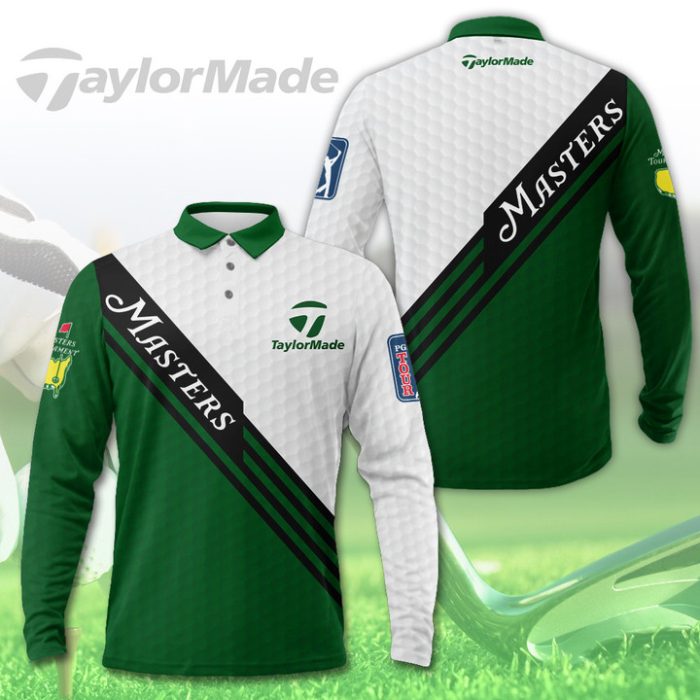 Masters Tournament Taylormade Long Sleeve Polo Shirt Golf Shirt GLP026