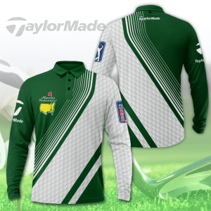 Masters Tournament Taylormade Long Sleeve Polo Shirt Golf Shirt GLP037