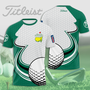 Masters Tournament Titleist Unisex 3D T-Shirt Golf Tee GT3780