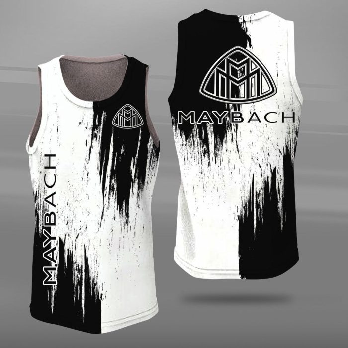 Maybach Unisex Tank Top Basketball Jersey Style Gym Muscle Tee JTT103