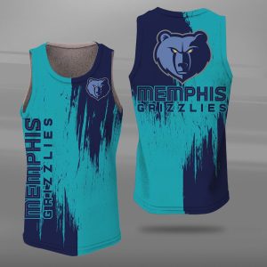 Memphis Grizzlies Unisex Tank Top Basketball Jersey Style Gym Muscle Tee JTT160