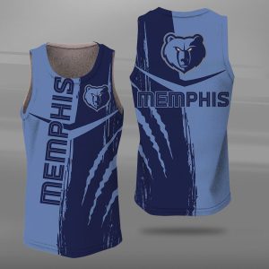 Memphis Grizzlies Unisex Tank Top Basketball Jersey Style Gym Muscle Tee JTT183