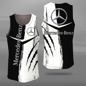Mercedes Benz Unisex Tank Top Basketball Jersey Style Gym Muscle Tee JTT004