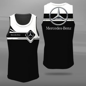 Mercedes Benz Unisex Tank Top Basketball Jersey Style Gym Muscle Tee JTT025