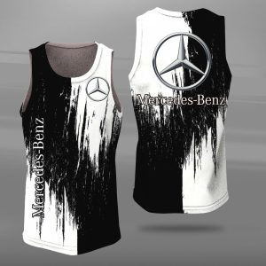 Mercedes Benz Unisex Tank Top Basketball Jersey Style Gym Muscle Tee JTT638