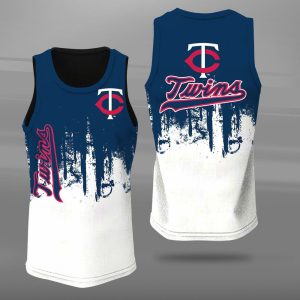 Minnesota Twins Unisex Tank Top Basketball Jersey Style Gym Muscle Tee JTT412
