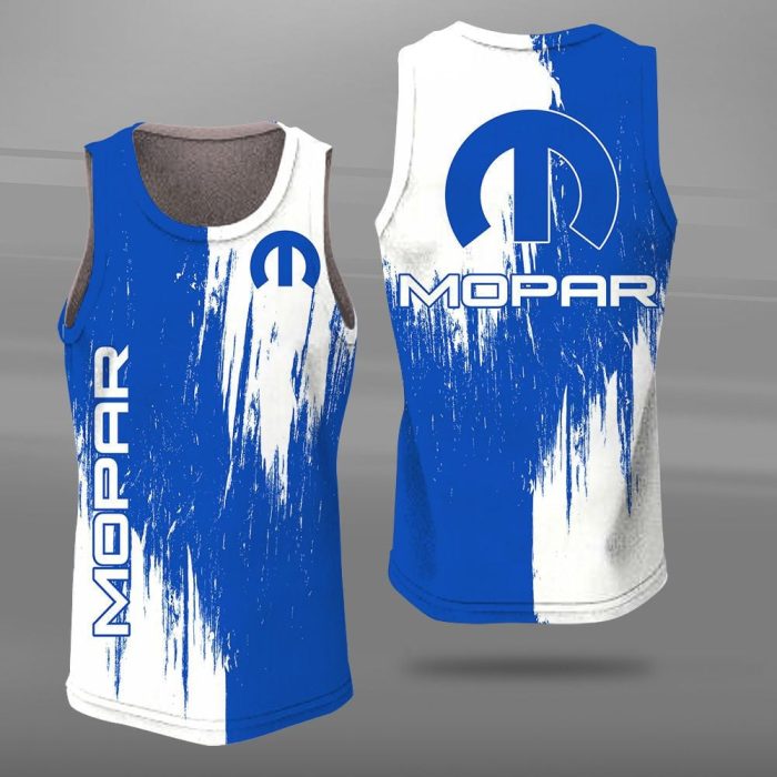 Mopar Unisex Tank Top Basketball Jersey Style Gym Muscle Tee JTT032