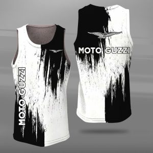 Moto Guzzi Unisex Tank Top Basketball Jersey Style Gym Muscle Tee JTT096