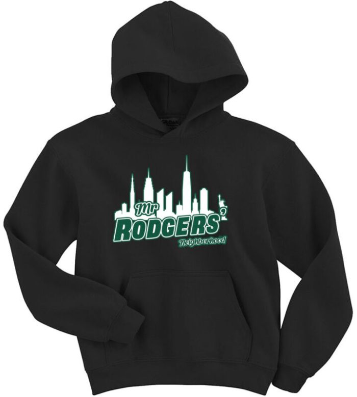 Mr Rodgers Neighborhood Aaron Rodgers New York Jets Crew Hooded Sweatshirt Unisex Hoodie