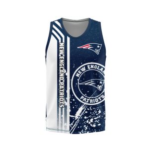 New England Patriots Unisex Tank Top Basketball Jersey Style Gym Muscle Tee JTT970