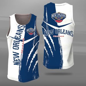 New Orleans Pelicans Unisex Tank Top Basketball Jersey Style Gym Muscle Tee JTT170