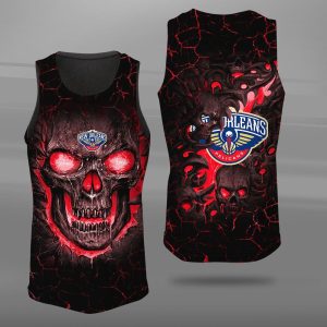 New Orleans Pelicans Unisex Tank Top Basketball Jersey Style Gym Muscle Tee JTT453
