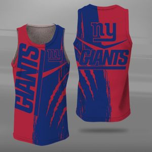 New York Giants Unisex Tank Top Basketball Jersey Style Gym Muscle Tee JTT250