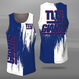 New York Giants Unisex Tank Top Basketball Jersey Style Gym Muscle Tee JTT268
