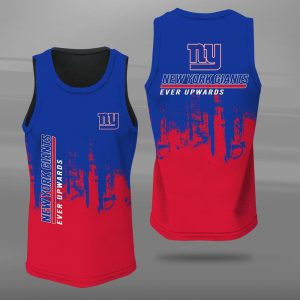 New York Giants Unisex Tank Top Basketball Jersey Style Gym Muscle Tee JTT495