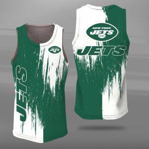 New York Jets Unisex Tank Top Basketball Jersey Style Gym Muscle Tee JTT228