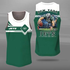New York Jets Unisex Tank Top Basketball Jersey Style Gym Muscle Tee JTT231