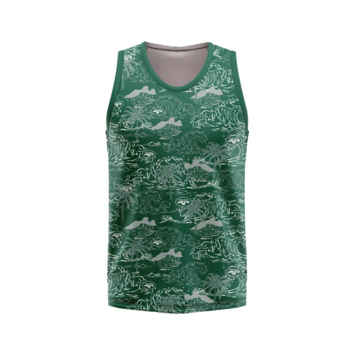 New York Jets Unisex Tank Top Basketball Jersey Style Gym Muscle Tee JTT961