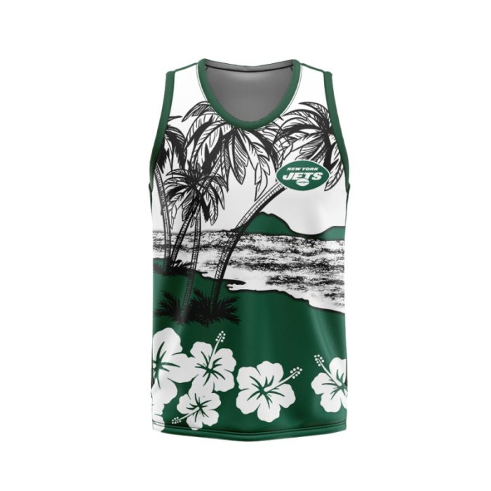 New York Jets Unisex Tank Top Basketball Jersey Style Gym Muscle Tee JTT962