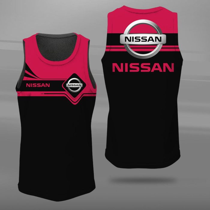 Nissan Unisex Tank Top Basketball Jersey Style Gym Muscle Tee JTT028