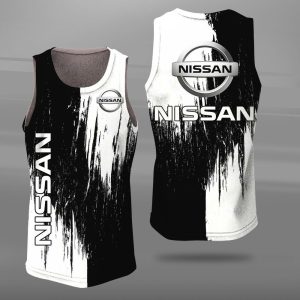 Nissan Unisex Tank Top Basketball Jersey Style Gym Muscle Tee JTT075