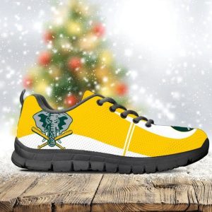 Oakland Athletics MLB Teams Canvas Shoes Running Shoes Black Shoes Fly Sneakers