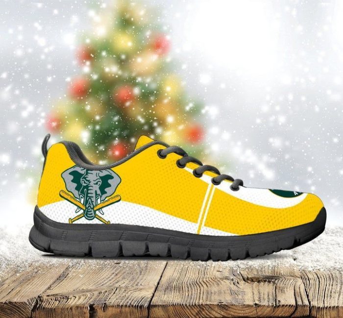 Oakland Athletics MLB Teams Canvas Shoes Running Shoes Black Shoes Fly Sneakers