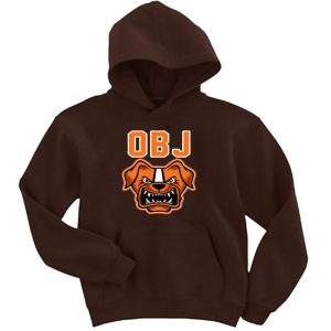 Odell Beckham Jr Cleveland Browns "Dawg Pound Obj" Hooded Sweatshirt Unisex Hoodie