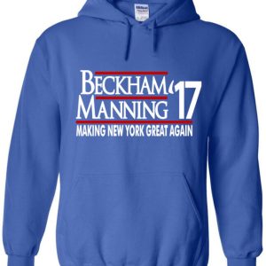 Odell Beckham New York Giants "Beckham Manning 17" Hooded Sweatshirt Unisex Hoodie