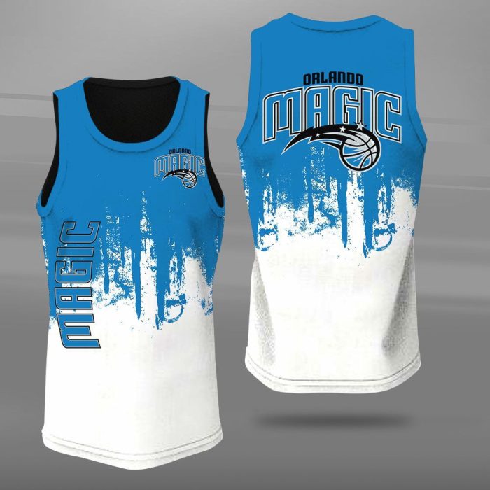 Orlando Magic Unisex Tank Top Basketball Jersey Style Gym Muscle Tee JTT368