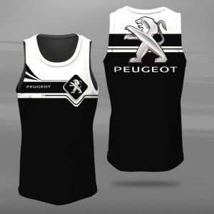 Peugeot Unisex Tank Top Basketball Jersey Style Gym Muscle Tee JTT002