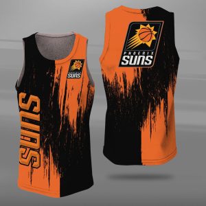 Phoenix Suns Unisex Tank Top Basketball Jersey Style Gym Muscle Tee JTT145
