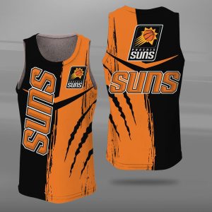 Phoenix Suns Unisex Tank Top Basketball Jersey Style Gym Muscle Tee JTT177