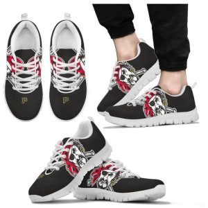 Pittsburgh Pirates MLB Canvas Shoes Running Shoes Black Shoes Fly Sneakers