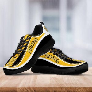 Pittsburgh Pirates MLB Running Shoes Black Shoes Fly Sneakers