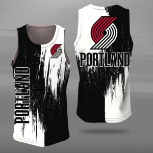 Portland Trail Blazers Unisex Tank Top Basketball Jersey Style Gym Muscle Tee JTT205