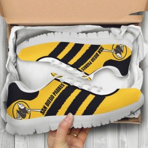 San Diego Padres MLB Teams Canvas Shoes Running Shoes White Shoes Fly Sneakers