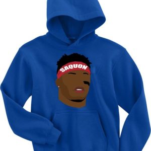 Saquon Barkley New York Giants "Face" Hoodie Hooded Sweatshirt