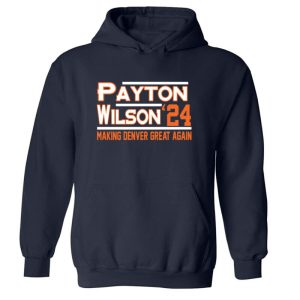 Sean Payton Russell Wilson Denver Broncos 2024 Crew Hooded Sweatshirt Unisex Hoodie