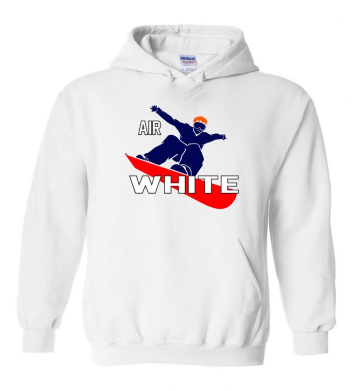 Shaun White Shawn Usa Olympics Snowboard America Gold Hoodie Hooded Sweatshirt