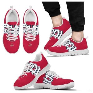 St. Louis Cardinals MLB Canvas Shoes Running Shoes White Shoes Fly Sneakers