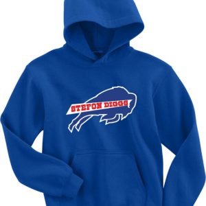 Stefon Diggs Mafia Buffalo Bills Logo Crew Hooded Sweatshirt Unisex Hoodie