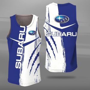 Subaru Unisex Tank Top Basketball Jersey Style Gym Muscle Tee JTT050