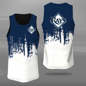 Tampa Bay Rays Unisex Tank Top Basketball Jersey Style Gym Muscle Tee JTT361