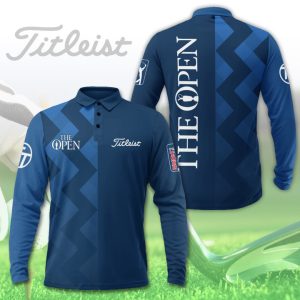 The Open Championship Titleist Long Sleeve Polo Shirt Golf Shirt GLP011