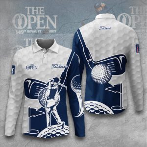 The Open Championship Titleist Long Sleeve Polo Shirt Golf Shirt GLP051