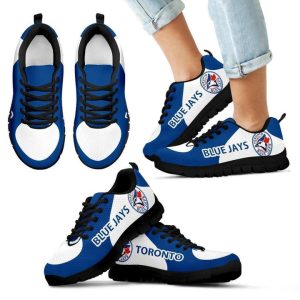 Toronto Blue Jays MLB Football Canvas Shoes Running Shoes Black Shoes Fly Sneakers