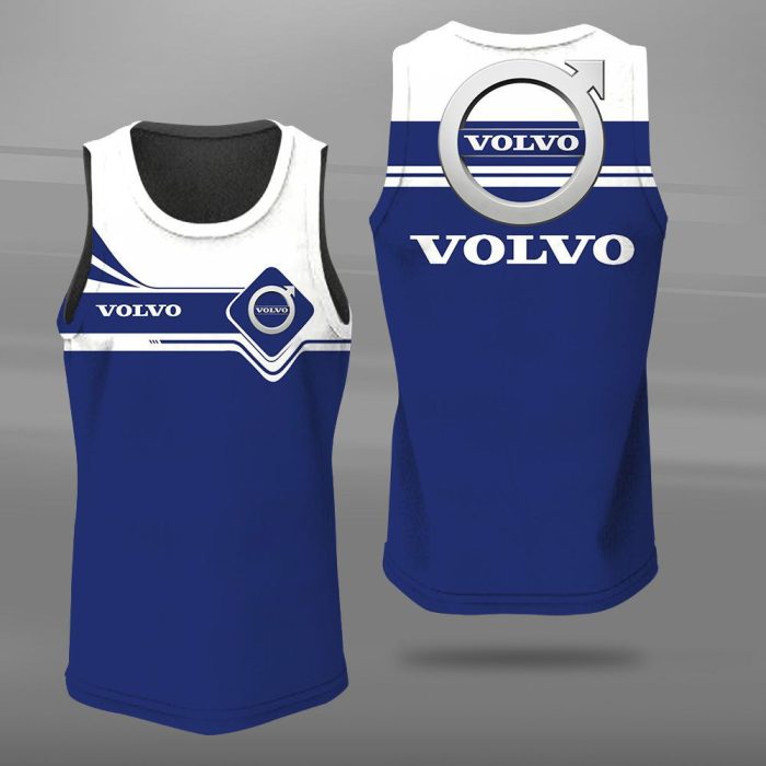 Volvo Unisex Tank Top Basketball Jersey Style Gym Muscle Tee JTT081